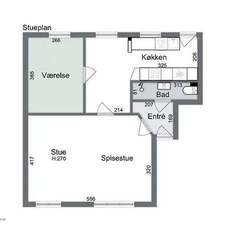 Apartment Taet Pa Vandet